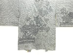 アンティーク　本総絞り草花模様絵羽織